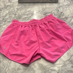 lululemon athletica Vibrant Pink Athletic Shorts size 6 with 4” inseam